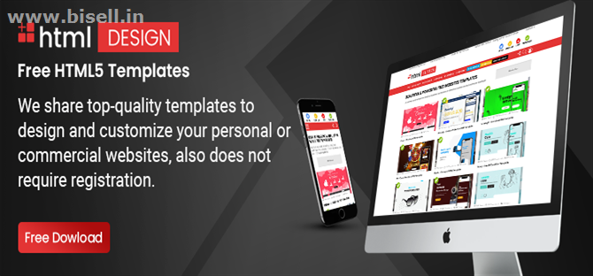 Free HTML Templates – Responsive HTML Website Template Services