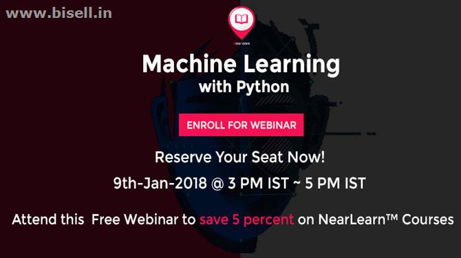 Free Live Webinar On Machine Learning With Python