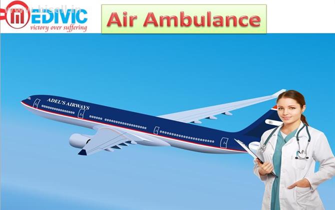 Get Air Ambulance by Medivic Aviation in Varanasi