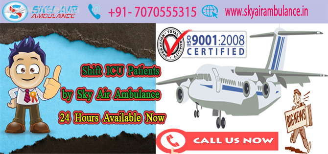 Get an Economical Fare Sky Air Ambulance Patna to Delhi Anytime