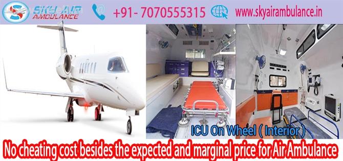 Get Best and Reliable Sky Air Ambulance Guwahati to Delhi