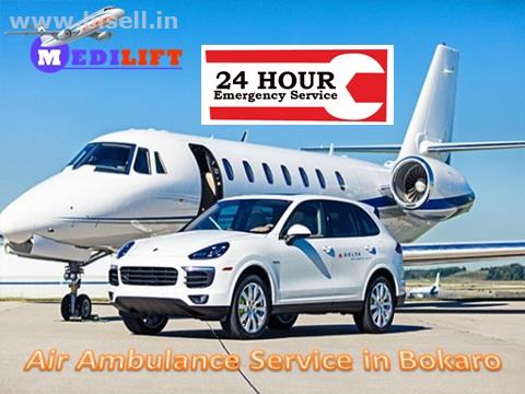 Get Fast Medical Transportation Air Ambulance Service in Bokaro with Doctor