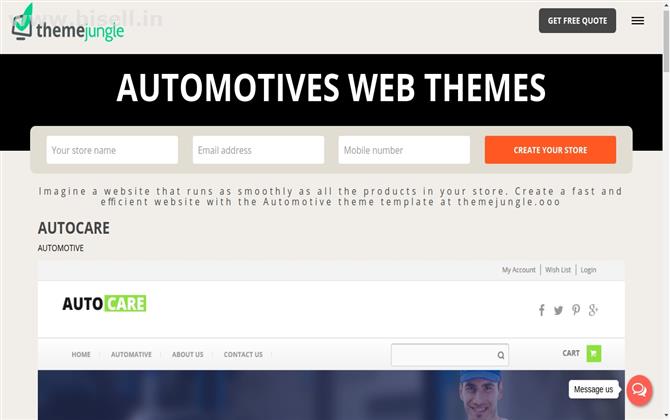 Get Free autocare Website Templates Online for Business From ThemeJungle