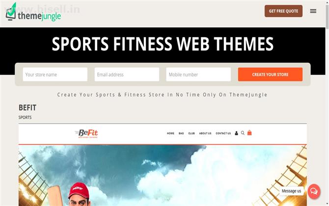 Get Free befit Website Templates Online for Business From ThemeJungle