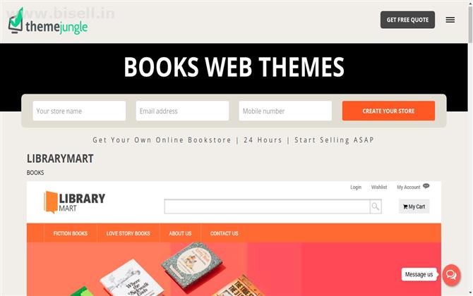 Get Free librarymart Website Templates Online for Business From ThemeJungle