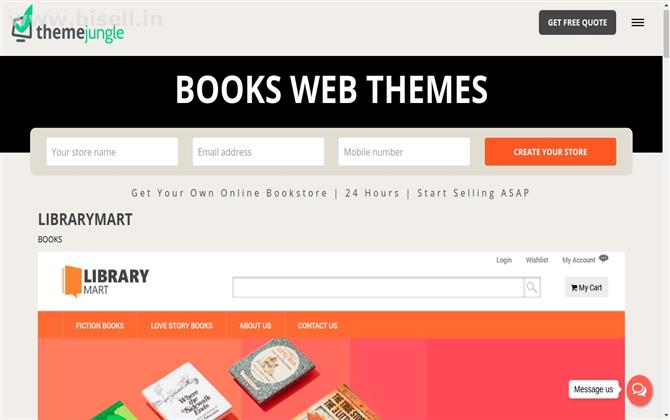 Get Free librarymart Website Templates Online for Business From ThemeJungle