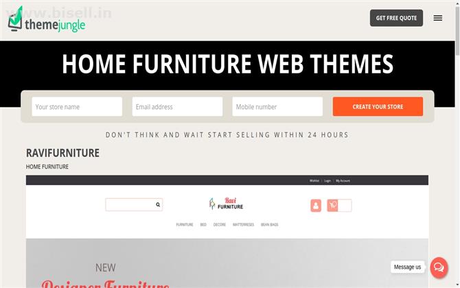 Get Free ravifurniture Website Templates Online for Business From ThemeJungle