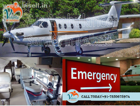 Get Hi-tech Air Ambulance from Kolkata to Delhi with ICU Facility