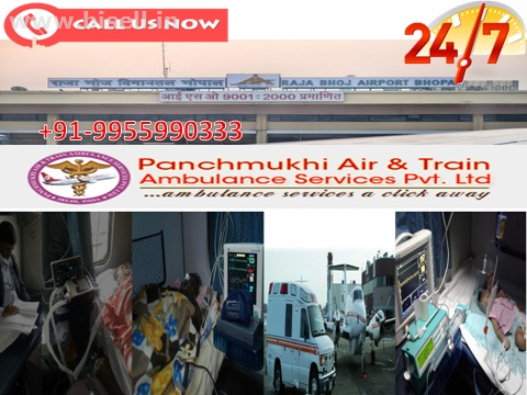 Get India’s Best Air Ambulance Service in Bhopal at Low Cost