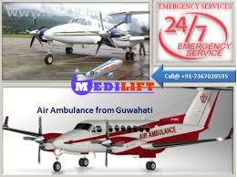 Get Medical Support Air Ambulance from Guwahati to Chennai by Medilift