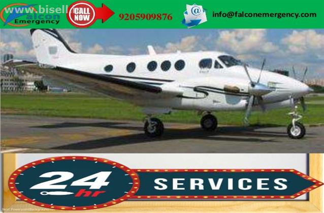 Get Most Affordable Air Ambulance Services in Siliguri by Falcon Emergency 	