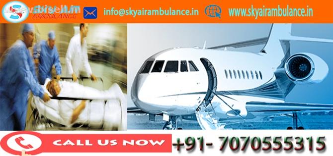 Get the Benefit of Sky Air Ambulance Kolkata to Delhi with ICU Facilities