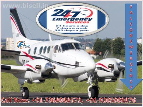 Get Word-Class Air Ambulance Services in Chandigarh by Falcon Emergency