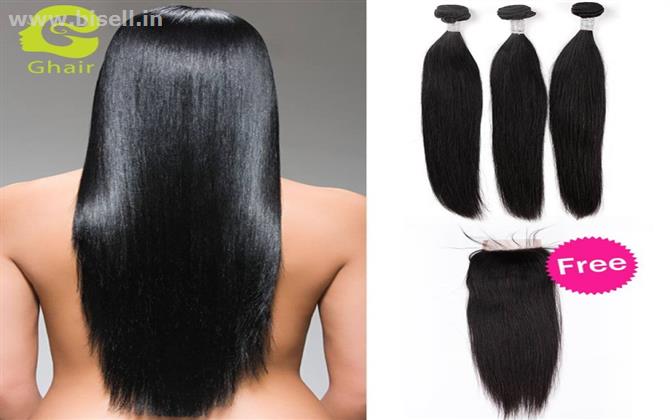 Ghair 100% human hair extension