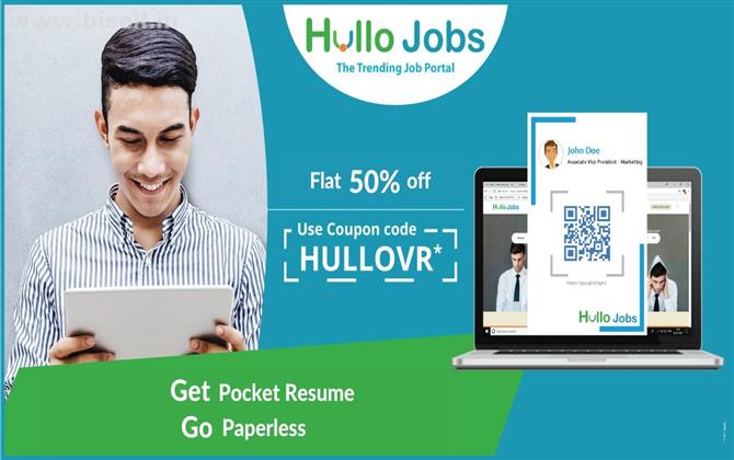 Go paperless with Hullo Jobs Visual Resume