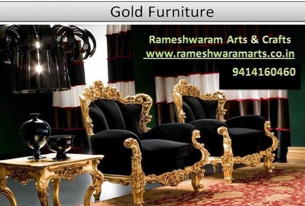 Gold Furniture Table