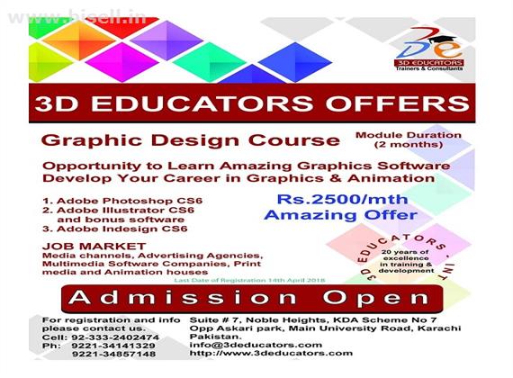 Graphics and Animation Program in 2500 Per Month