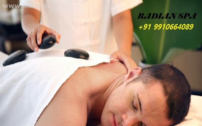 Hot Stone Massage in vidhyadhar nagar at Radian spa 9910664089