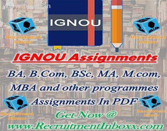 IGNOU Assignments