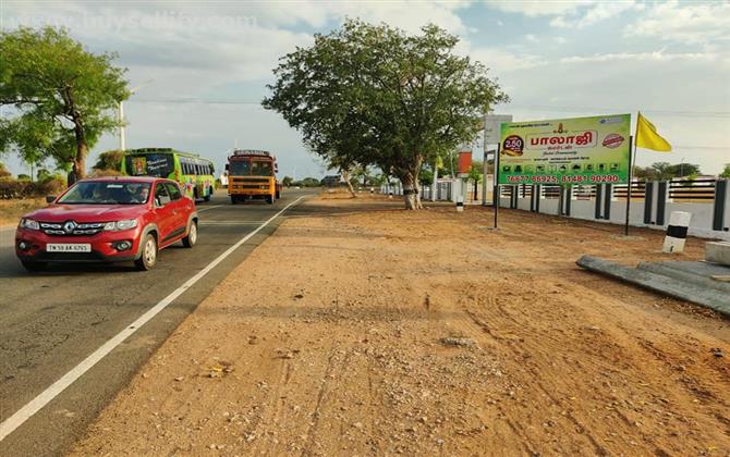 In our Tharapuram Kangeyam Highway (90 feet State Highway Based) With DTCP & RERA approval Land for Sale In Tirupur