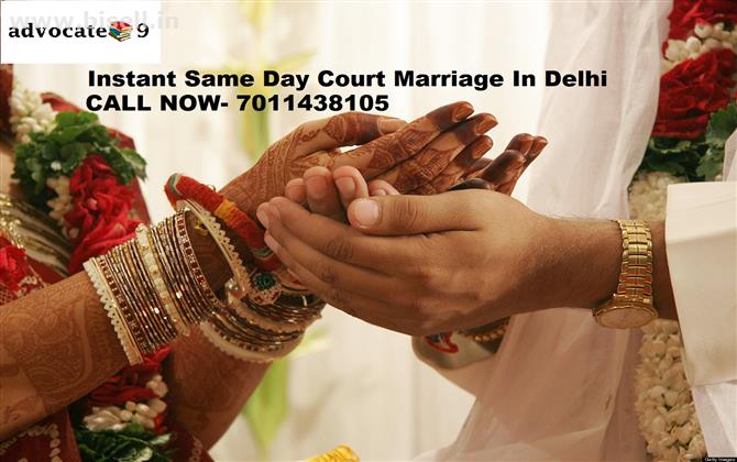 Instant Same Day Court Marriage In Delhi