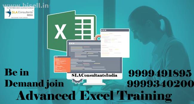 Join Advanced Excel Training Course Institute in Gurgaon at SLA Consultants Gurugram