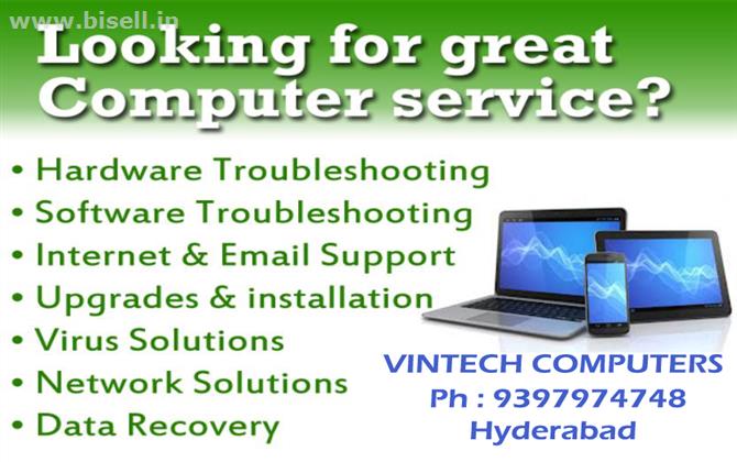 Laptop desktop repair and services all Hardware and software problems undertaken, Jubile Hills