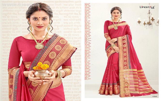 LIFESTYLE BY KALPATRU CATALOGUE COTTON SILK SAREES WHOLESALE PRICE SURAT