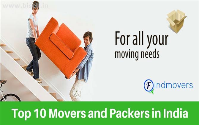 List of Movers and packers India With Charges | Findmovers.in