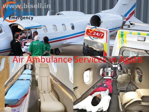 Low-cost Air Ambulance Services in Agatti with ICU Service