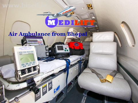 Medilift Air Ambulance Cost Bhopal to Mumbai Offering an Outstanding End to Patient Care