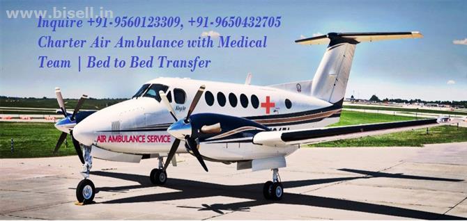 Medivic Air Ambulance Services in Varanasi with Doctor Service