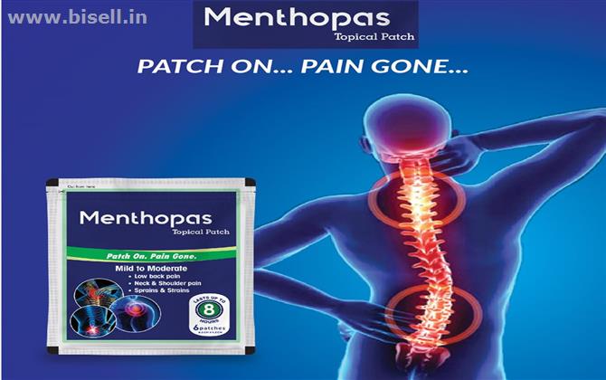 Menthopas - Topical Pain Relief Patches for Muscle Relaxation