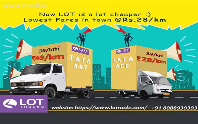 Mini Trucks for Rent Bangalore, Chennai & Hyderabad - Lotrucks.com