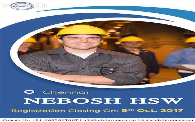 NEBOSH HSW course in Chennai