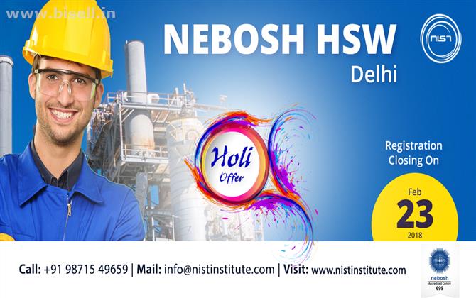 NEBOSH HSW Course in Delhi