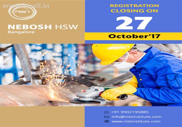 NEBOSH HSW course training in Bangalore