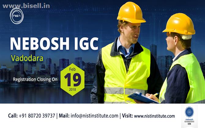 NEBOSH IGC Course in Vadodara