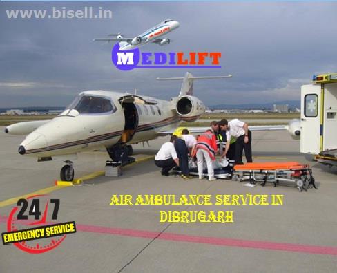 Need Air Ambulance Service in Dibrugarh – Contact Medilift Air Ambulance Services