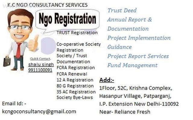 New NGO Registration, society Registration