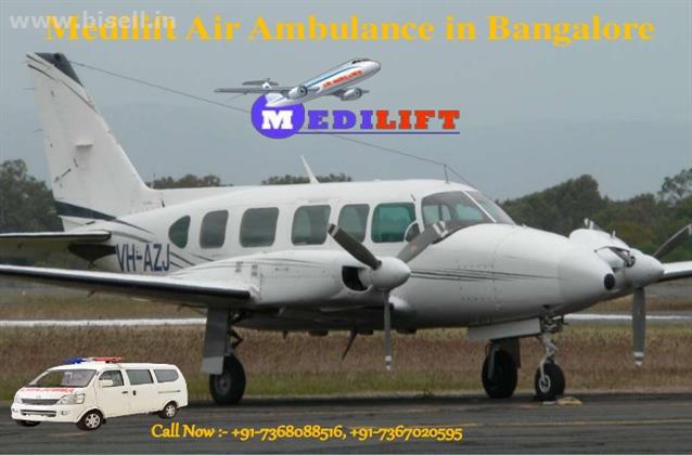 Now Get Low Fare Air Ambulance Service in Bangalore by Medilift Air Ambulance