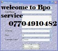 OFFLINE BPO NON VOICE DATA ENTRY PROJECTS WITH NO DEPOSIT