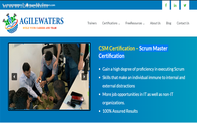 Online Scrum Master Certification Training Courses in Pune