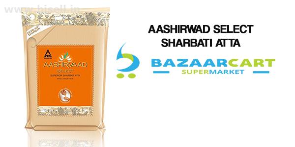 Order Aashirwad Select Sharbati Atta at Bazaarcart