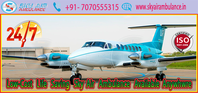 Patients’ Transfer in very short time by Sky Air Ambulance from Delhi