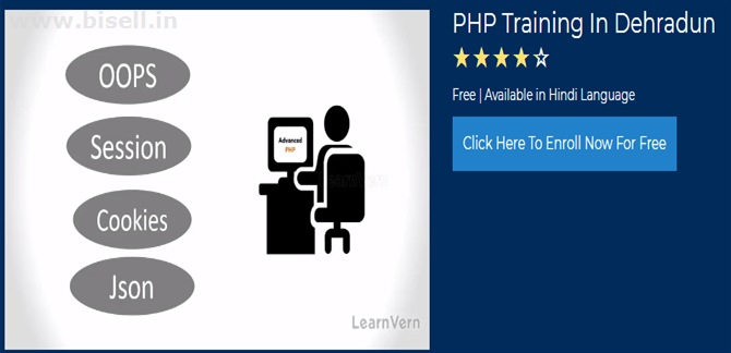 PHP Tutorial Videos in Hindi FREE - Dehradun | LearnVern