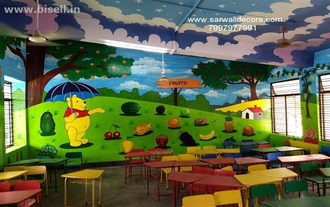 Play school Wall Painting in Hyderabad