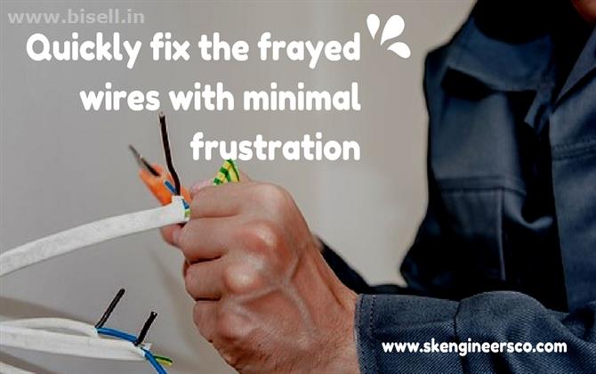 Quickly fix the frayed wires with minimal frustration