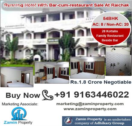 Running Hotel With Bar-cum-restaurant Sale At Raichak