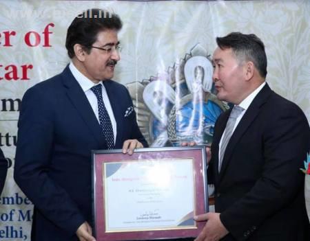 Sandeep Marwah Appreciated by President of Mongolia